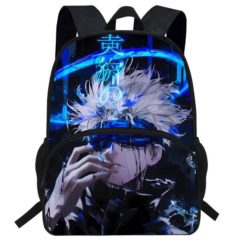 Kids Backpack School Use Anime Cartoon Design Large Capacity Oxford Fabric Bag With Ergonomic Back Support