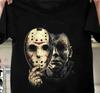 Michael Myers Jason Voorhees Mask Halloween Costume Tshirt