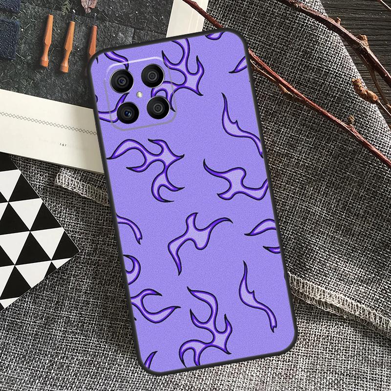Purple aesthetic Case For Honor Magic 5 6 Pro 50 70 90 Lite X6 X7 X8 X9 X6a X7a X8a X9a X8b X9b Cover Funda