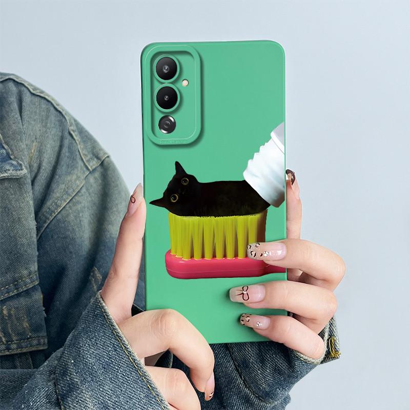 Чехол для телефона Tecno Pova 4 LG7n Задняя крышка Силиконовый Милый Расписной Мультяшный Корпус Funda Прекрасный Печатный Защитный Кожух