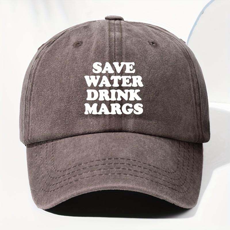 Men's and Women's Same Style Letter Slogan Printed Washed Retro Baseball Cap Fashionable Outdoor Hat Adjustable