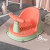 Baby-Badewannensitz, verstellbar, ergonomisch, rutschfest, orange