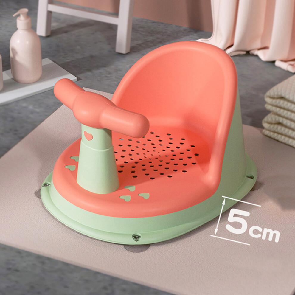 Baby-Badewannensitz, verstellbar, ergonomisch, rutschfest, orange
