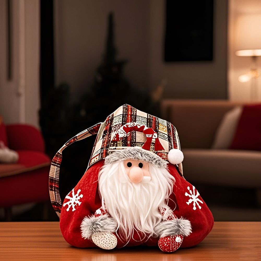 Рождественский подарочный пакет, мешок для детских рождественских подарков, конфет, снеговиков, мультяшных подарков, выпечки, печенья, сумки для хранения