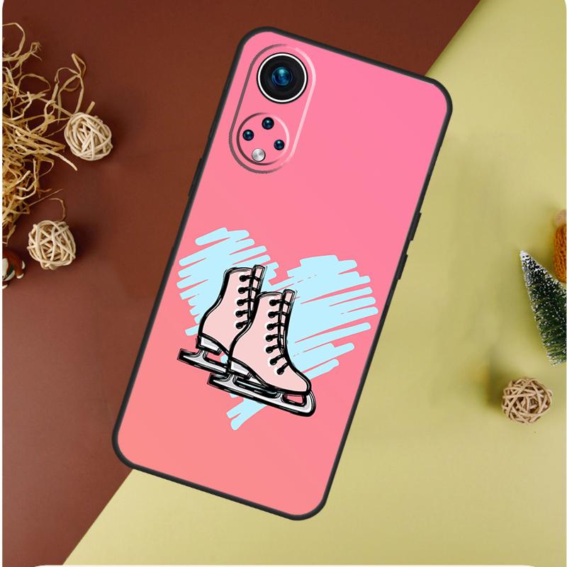 Ice Skating Case For Honor X9b X9a X8a X8b X9c X8 X9 50 70 90 Lite Honor 200 Lite Magic 7 5 6 Pro Cover