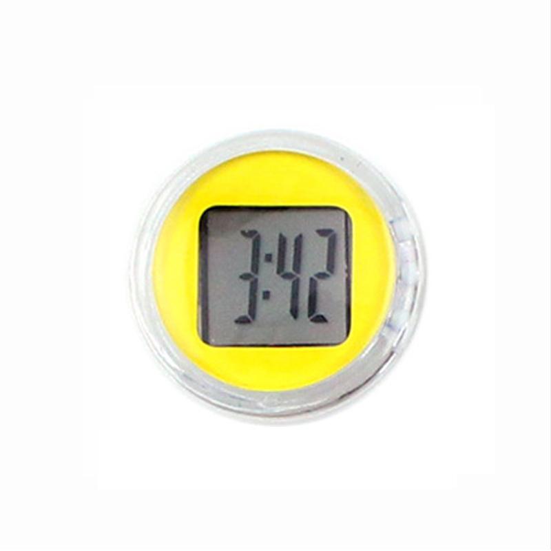 Мини-часы Precision для мотоциклов, водонепроницаемые, с цифровым дисплеем, часы с декором для мотоциклов, с автоматическим креплением, с циферблатом, стиль мотоцикла