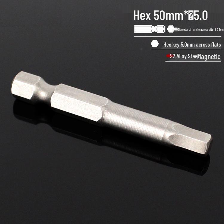 Набор магнитных ударных бит S2 Hexagon для электроотверток