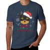 Yorkshire Terrier Christmas Dog Feliz Navidog Tshirt Work Daily Short Sleeve Top