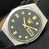 Б/У винтажные часы SEIKO 5 AUTOMATIC 6309A JAPAN MENS D/D BLACK WATCH 585-a307839-9 SKU585-a307839