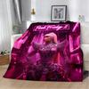 Новое одеяло с принтом Nicki Minaj Rapper Pink Friday 2 Пледы для пикника Теплое одеяло Мягкое и удобное для дома, путешествий, подарок на день рождения
