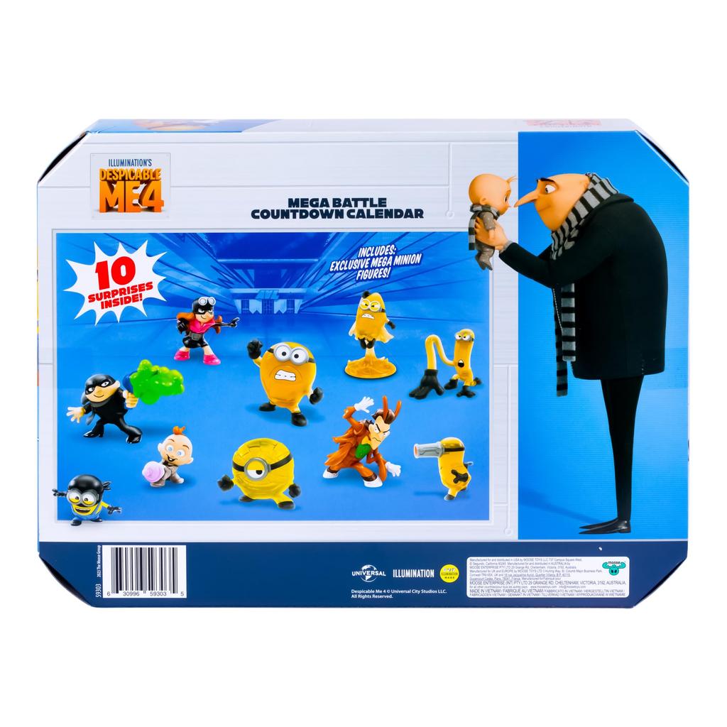 Календарь-обратный отсчет Kawada Minion Minifigure Mega Battle 59303