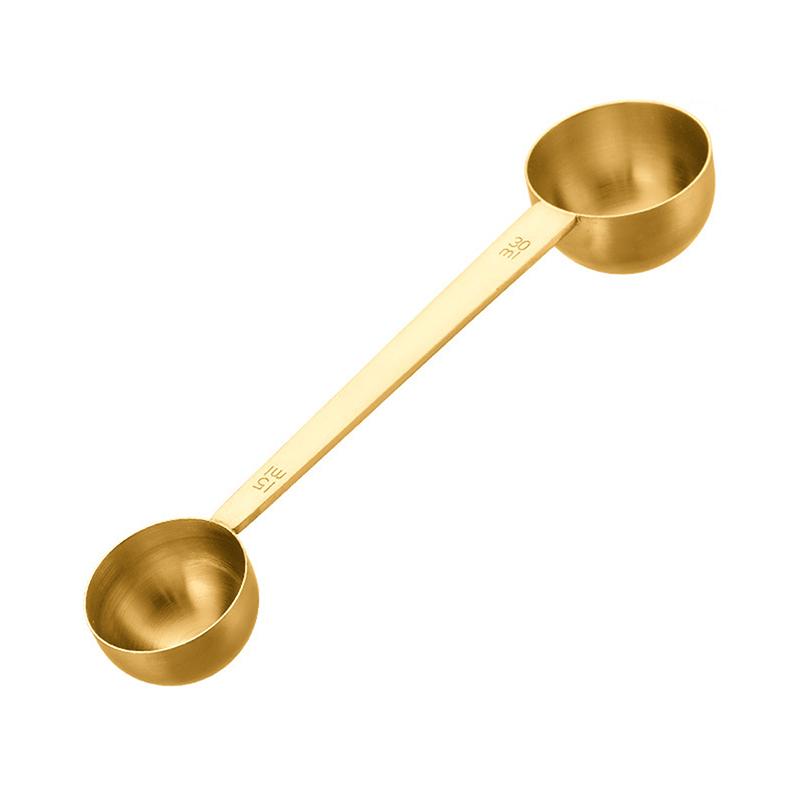304 нержавеющая сталь мерные ложки с двойной головкой кофейный черпак 15 мл 30 мл для бариста кофейные зерна кухонные измерения