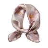 Spring and autumn new Chinese style elegant romantic pink mulberry silk silk scarf high-end decorative scarf silk scarf