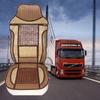 Large Bamboo Chip Truck Seat Cushion - Summer Mahjong Cool Mat, Universal Fit