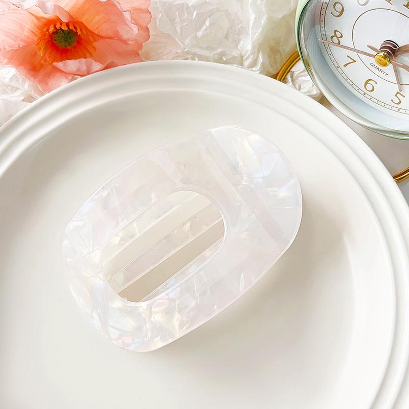 Заколки для густых волос Плоские зажимы-когти Прочный захват Гибкие зубцы Удобный изогнутый дизайн Для всех текстур волос