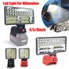 Светодиодный свет для аккумулятора Milwaukee 18V Li-ion Светодиодный рабочий фонарь 1/1/8 дюйма Фонарь для инструмента Портативный аварийный прожектор Кемпинговая лампа
