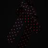 RECLOW DOT SILK LONG SCARF BLACK