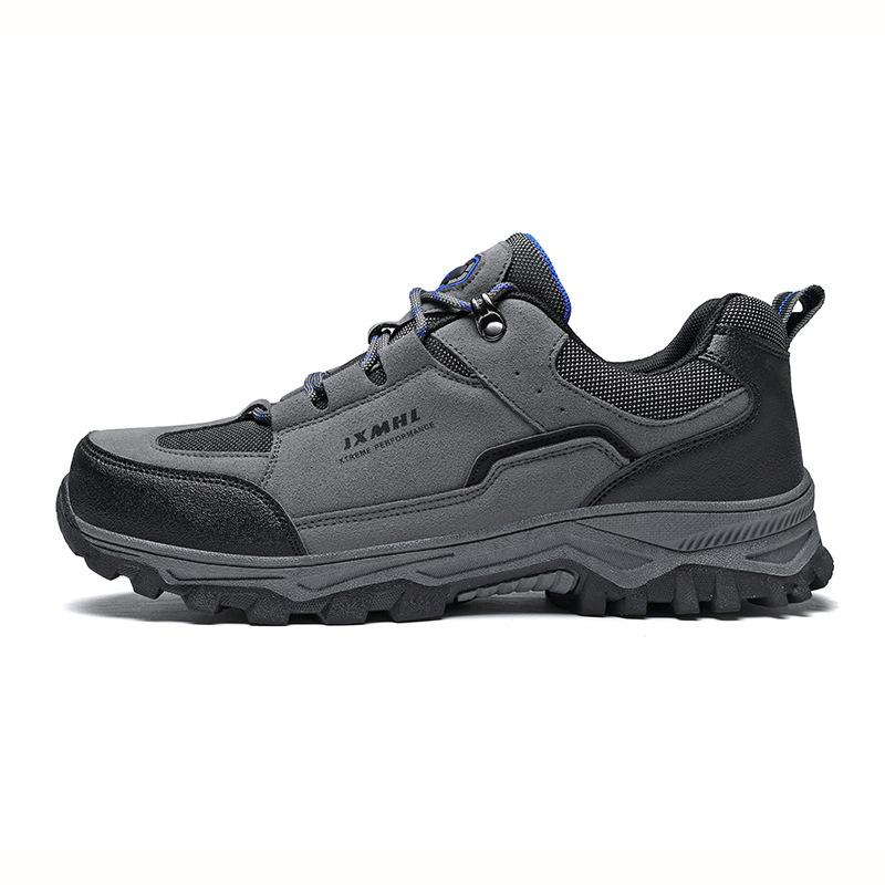 2026 new fashion casual winter outdoor men's shoes non-slip and wear-resistant mountaineering shoes off-road running shoes