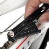 Bicycle Chain Wear Indicator Tool Aluminum Alloy Bike Chain Checker Kits Multi-Functional Mountain Road Cycling Repair Tool