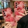 Phone Case: 2D flat Samsung Galaxy A34 A35 M05 M06 S20 S22 S21 FE Plus 5G protective case, with heart cherry, perfect Christmas and Halloween holiday 