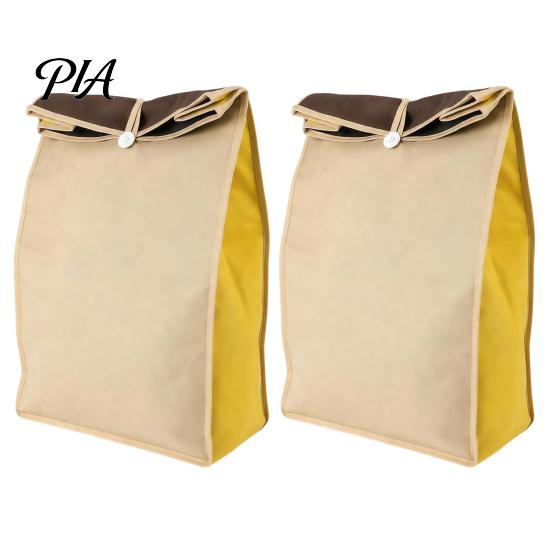 Wall Mounted Vegetable Organizers Self Sealing Potato Storage Bag, Breathable Non-woven Roll Top Closures Countertop Baskets Organizer, Reusable Large