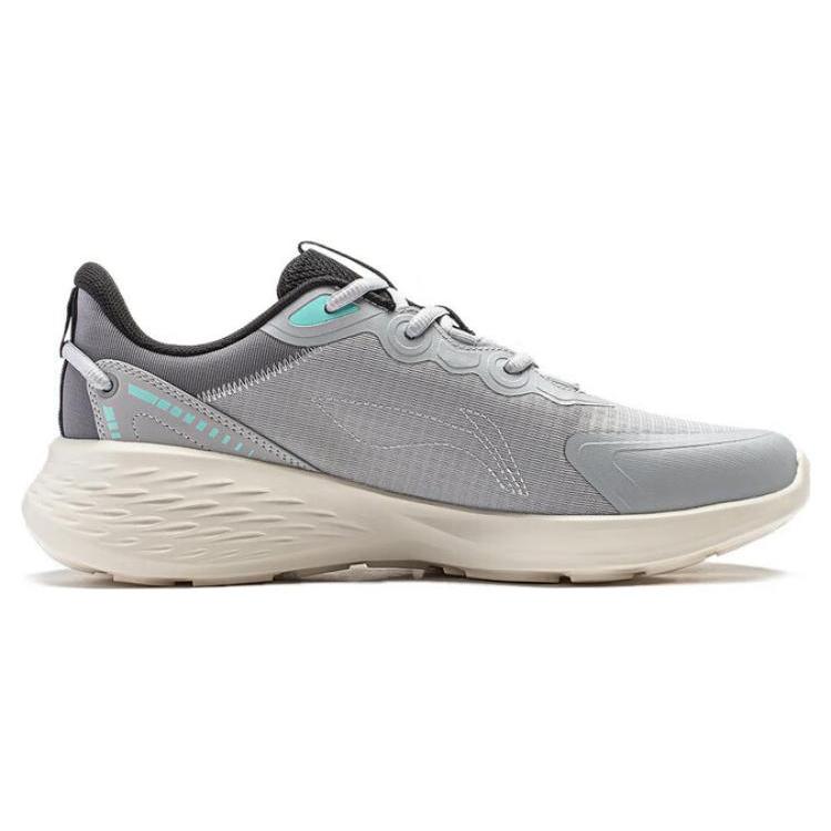 Li Ning Мягкая амортизация, Износостойкие Низкие Беговые Кроссовки Мужские Серые ARST047-4