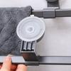 Punch-free Towel Rack Suction Cup Slipper Storage Shelf Portable Bathroom Hanging Rod