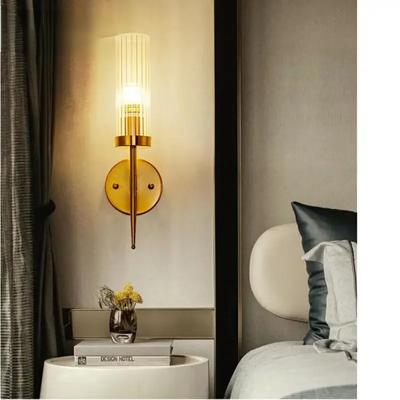 Новый современный светодиодный настенный светильник Nordic Sconce Light Fixture Metal European Style Metal Light Спальня Настенные светильники Фон