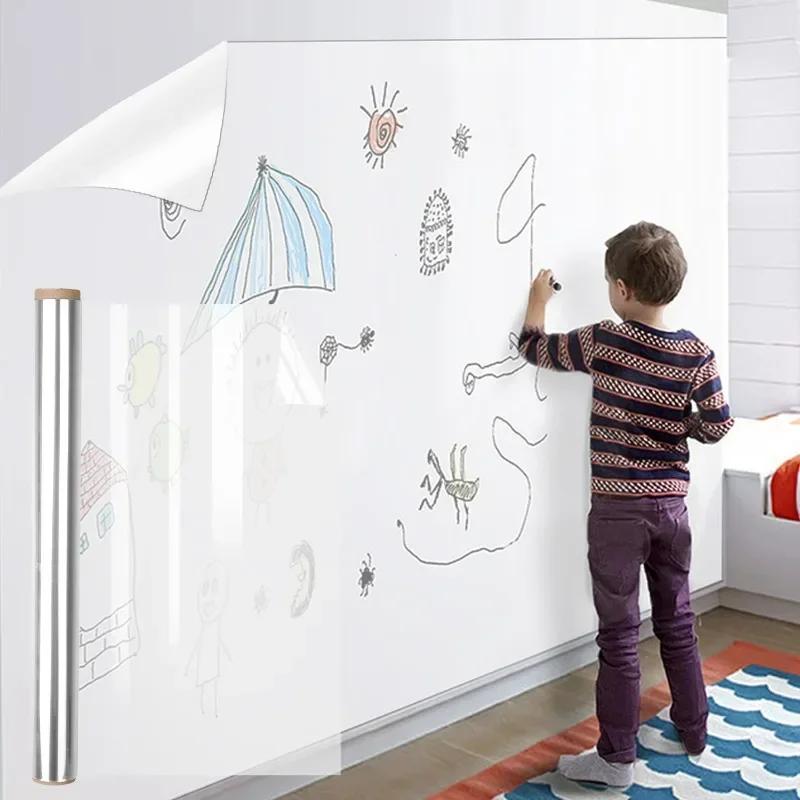 45cm Wall Protective Film Transparent Electrostatic Protective Film Anti-dirtyOil Proof Cratch-resistant Wall Sticker Home Decor