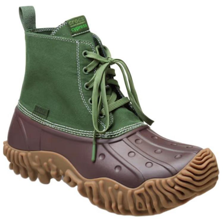 Salehe Bembury x Crocs Pollex Cypress Mallard Мужские кроссовки Зеленый 210506-9I4