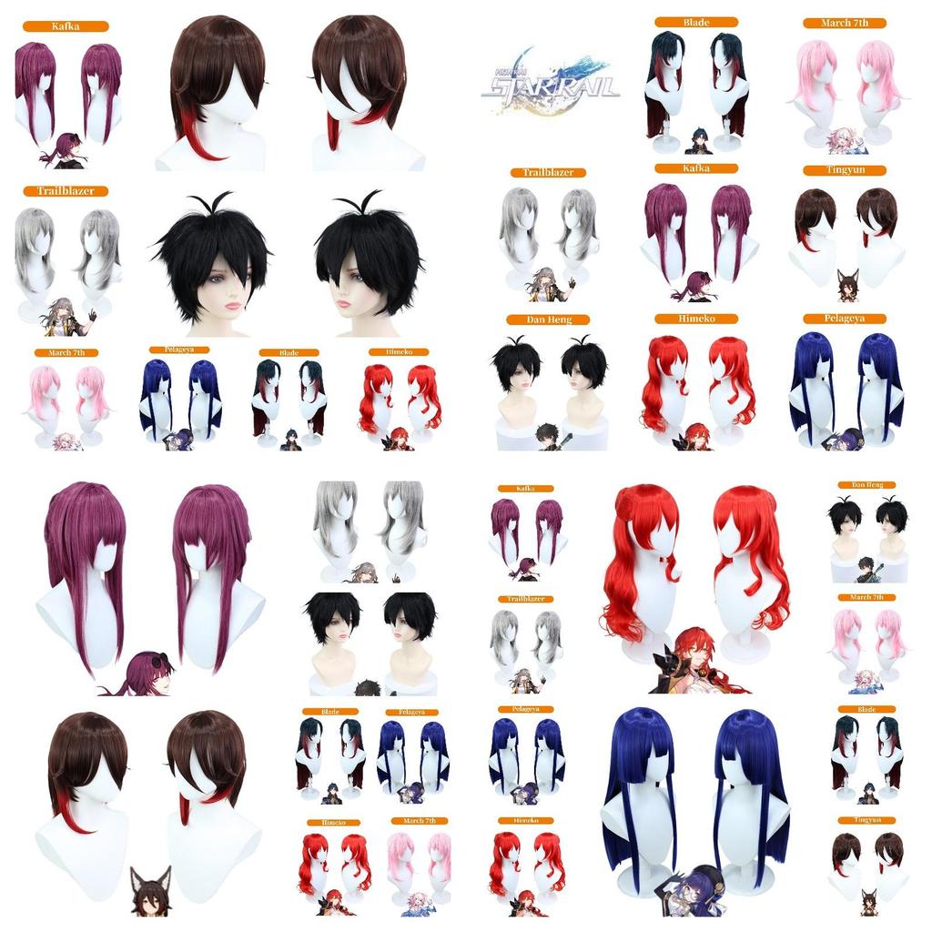 Benghuai Xingqiong Tiedao Cafa Wig Perfect For Game Characters And Cosplay
