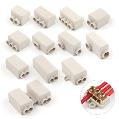 5 шт. Высокомощный дистрибьютор ZK/T типа 60A/80A/100A без разрыва цепи, быстрозажимная клеммная колодка, распределительная коробка, соединитель
