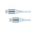 USB C - USB C Cable 100 W 1 m Silicone Blue Kruger&Matz Basic