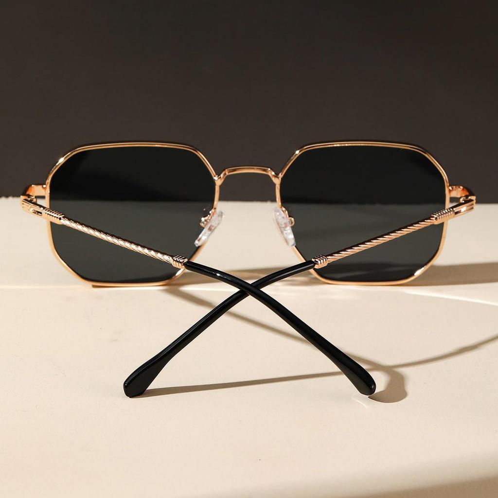 1/2 шт. Модные солнцезащитные очки унисекс в классической геометрической оправе для повседневной школьной жизни, офисной одежды, аксессуаров.