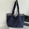 Cloth Denim Handbag Korean Style Canvas Tote Bag Soft Shoulder Bag  Shopping Bag