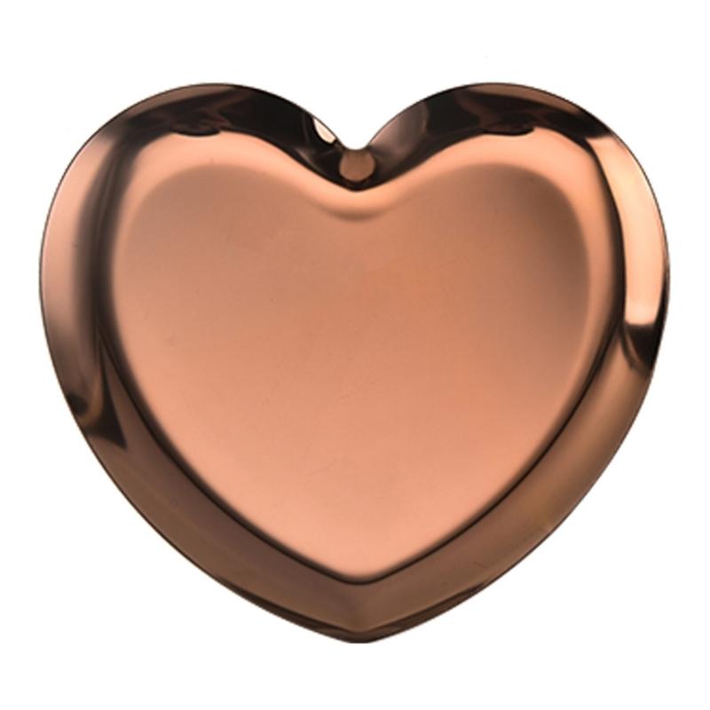 Поднос для украшений в форме сердца, небольшие безделушки, подставка для ключей, органайзеры для сережек, колец, браслетов, часов, ожерелий