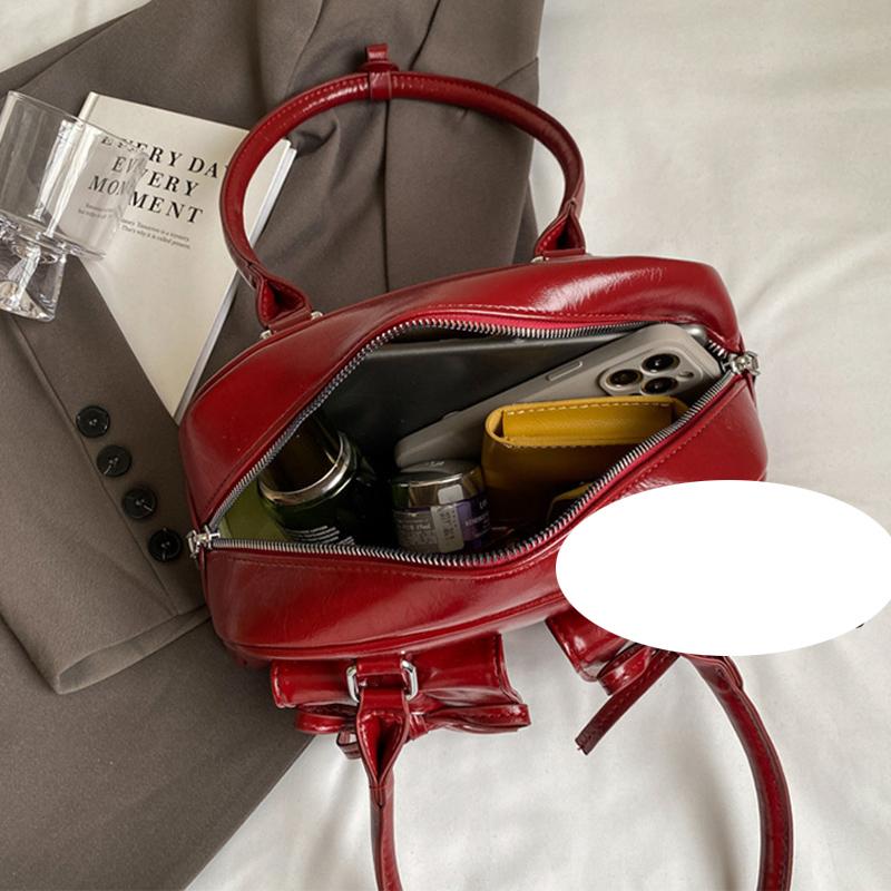 Модная сумка через плечо с бантом для женщин, кошелек и сумка через подмышку