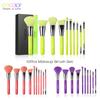 10pcs Neon Makeup Brushes Professional Powder Foundation Eyes Blending Makeup Brushes Set Synthetic Hair Cosmetics Brush
