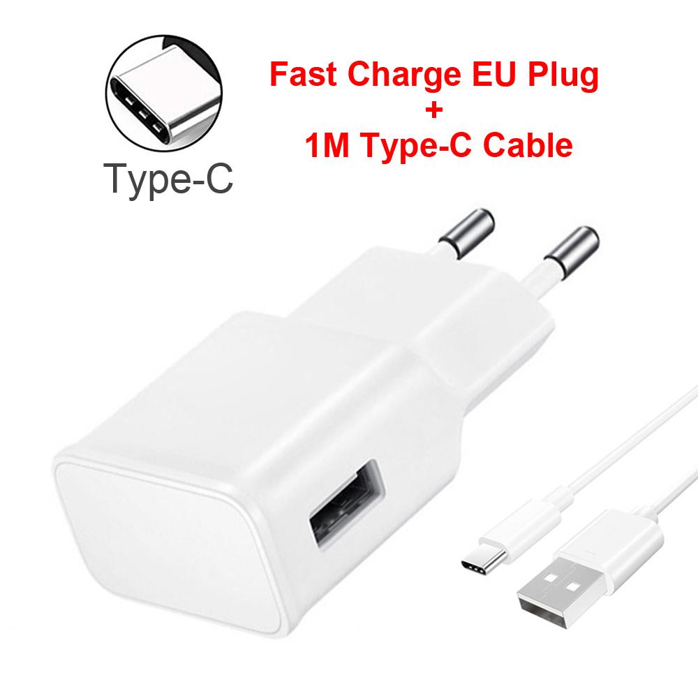 Для Samsung Адаптер быстрой зарядки 15 Вт AFC USB 3.0 Type C Кабель для передачи данных Для Galaxy S8 S9 S10 Note 8 9 10 A30 A50 A70 A90 A80
