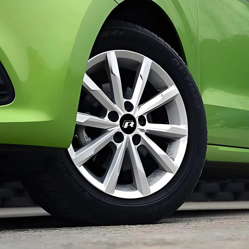4PCS 55 65mm car wheel hub center cap badge hub cap suitable for Volkswagen Golf Sharan Passat Tiguan VW R GTI tire Accessories EG1