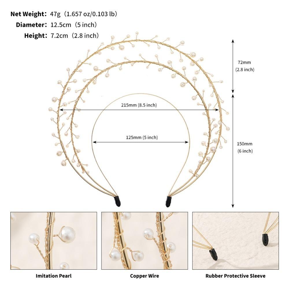 Обруч для волос Crystal Goddess Halo Солнце Барокко Жемчужина Обруч для волос Крестная мать Тиара Корона Лолита Аксессуар