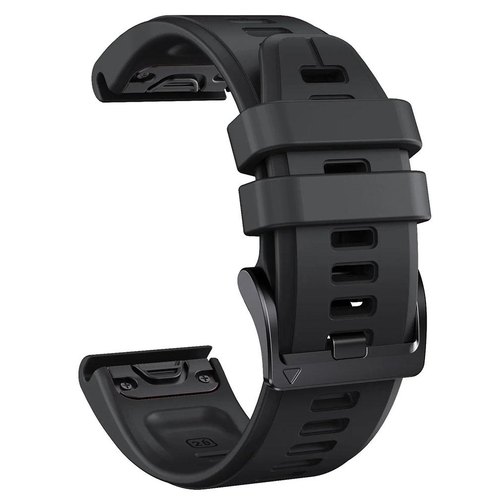 22 мм 26 мм Оригинальный ремешок для Garmin Fenix 8pro 47 мм 51 мм/Fenix 7X 6X 5X 7Pro 6 5 Plus Резиновый наручный ремешок для Instinct 3/Epix pro