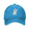 Custom Cotton Poodle In Sunglasses Baseball Cap Sports Men Women's Adjustable Fashion Dog Dad Hat Autumn