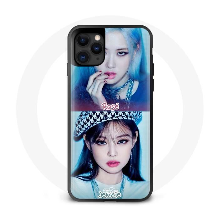 Case for Iphone 13 Mini Blackpink K-pop Group Girls Jennie and Rosé Lovesick Girls Poster the Album