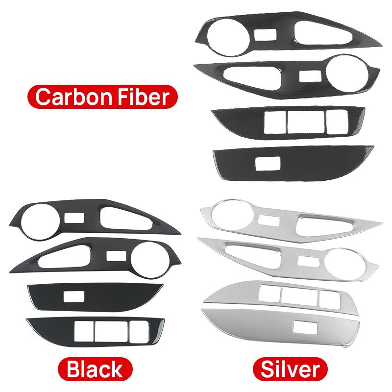 Автомобильные аксессуары для Toyota Corolla Cross XG10 2021 2022 2023 2024 Нержавеющая кнопка подъема окна переключатель панель крышка отделка наклейка