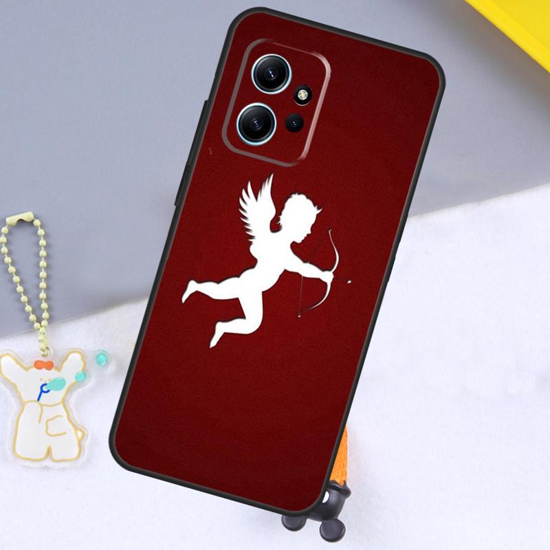 Чехол-пенал с рисунком Ангел Купидон для Xiaomi Redmi Note 14 13 9 10 11 12 15 Pro Plus Чехол для Redmi 15 C 13C 12C 10C 14C