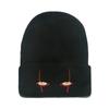 Pennywise Scary Eyes Scary Clown Eyes Knitted Hat Thermal Pullover Hip Hop Hat Wool Hat