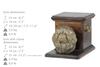 Chow Chow – Urn for dog ashes with a statuette, elegant urn for a dog | Art-Dog