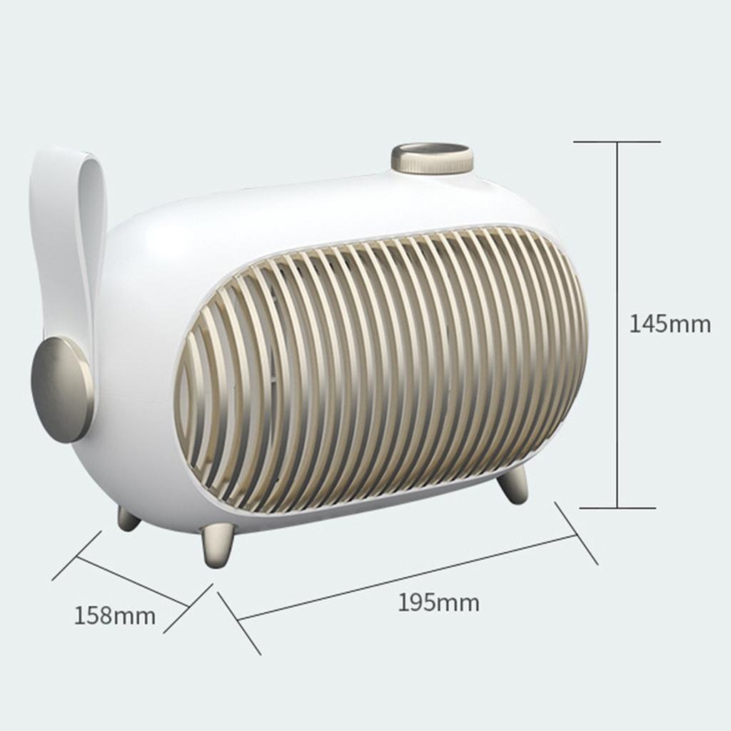 Вентилятор теплого воздуха, трехскоростной бытовой мини-1000 Вт, мощный настольный бесшумный малошумный горячий вентилятор S