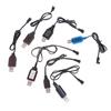 Высококачественный USB-кабель-зарядное устройство для NiMH/NiCd аккумуляторов 3,6-9,6 В 250 мА, штекер SM 2P, для пульта дистанционного управления, USB-зарядное устройство для автомобиля, электрическая игрушка~
